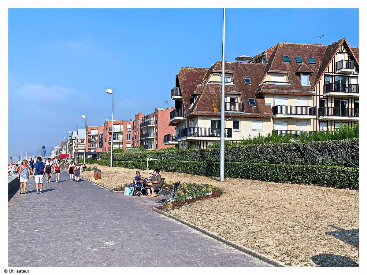 Cabourg, Appartement Plain Pied Avec Terrasse Acces Direct A La Plage Εξωτερικό φωτογραφία