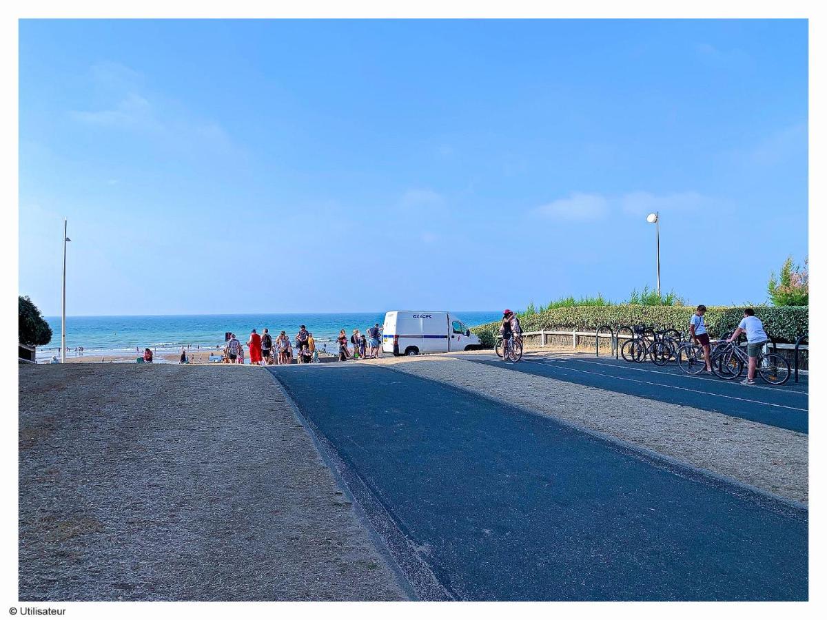 Cabourg, Appartement Plain Pied Avec Terrasse Acces Direct A La Plage Εξωτερικό φωτογραφία