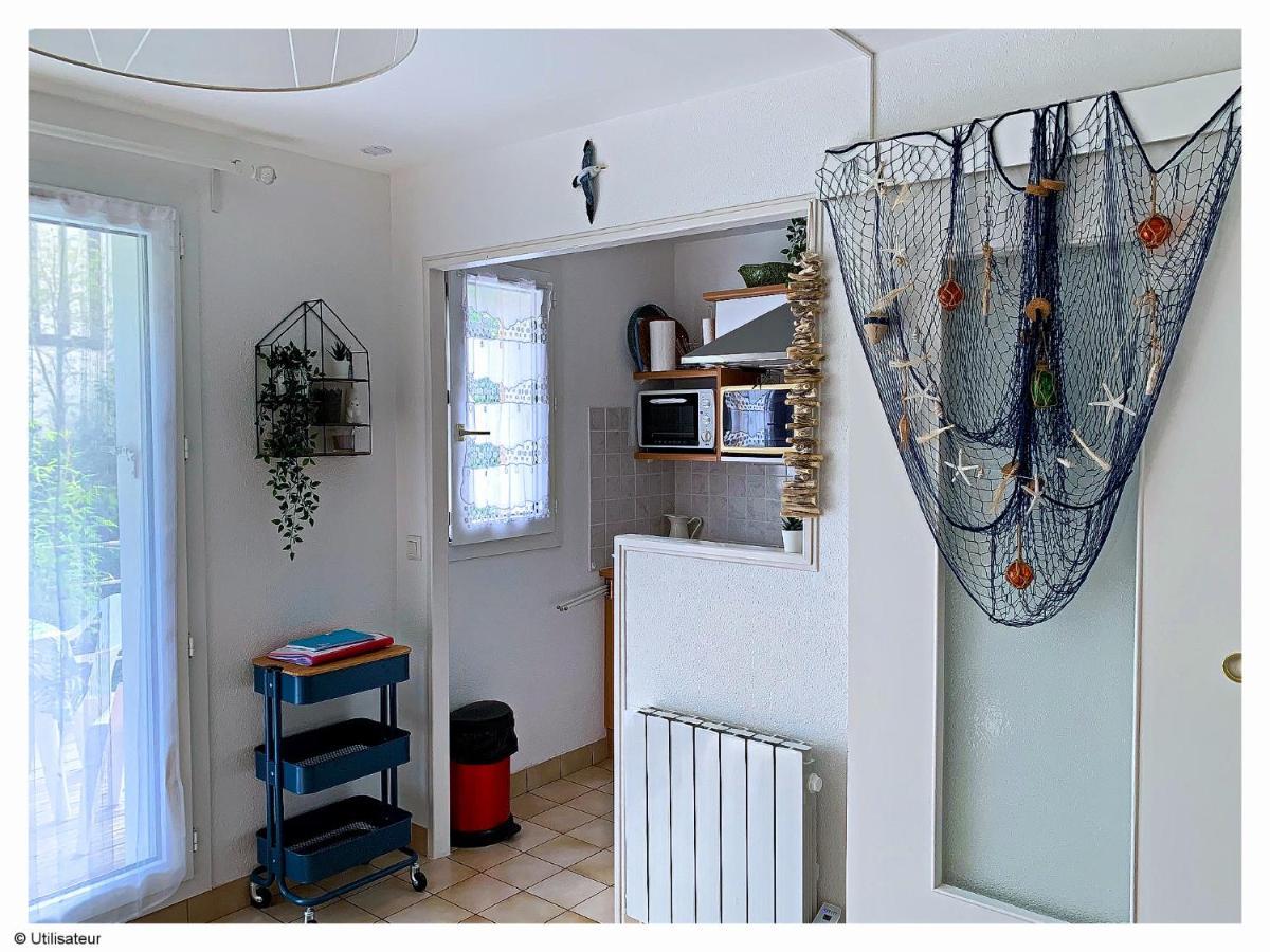 Cabourg, Appartement Plain Pied Avec Terrasse Acces Direct A La Plage Εξωτερικό φωτογραφία